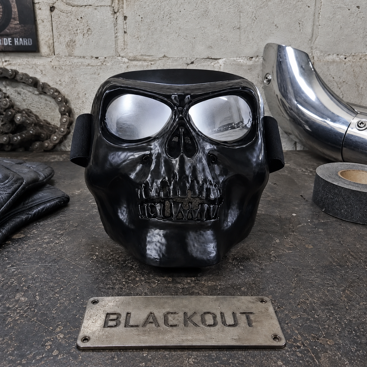 Bike Reaper Skull Mask